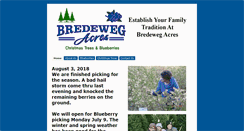 Desktop Screenshot of bredewegacres.com